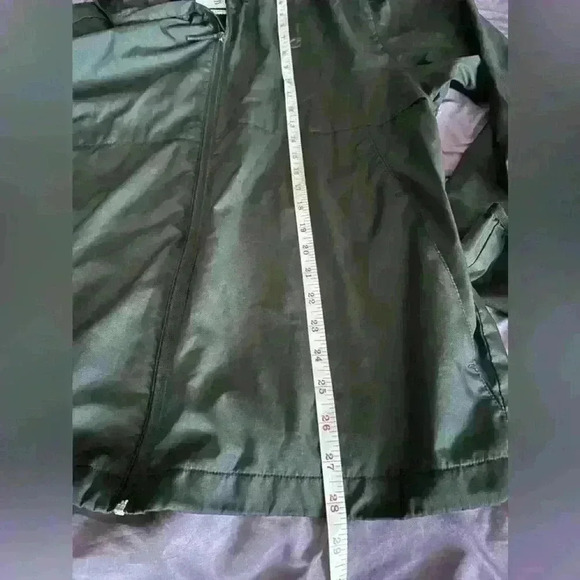 Billabong men’s  black zip up wind breaker size large - Picture 6 of 7